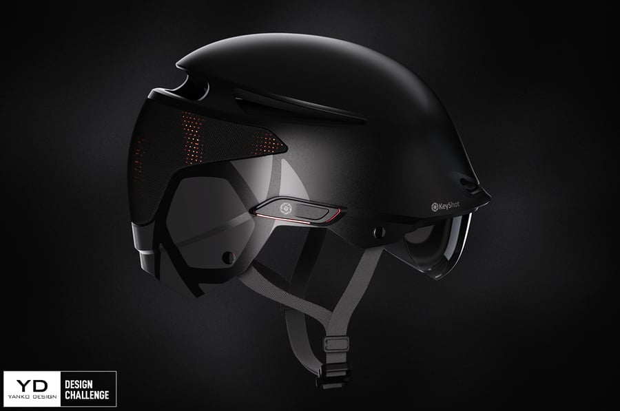 KeyShot Envoy Helmet Yanko Design Challenge