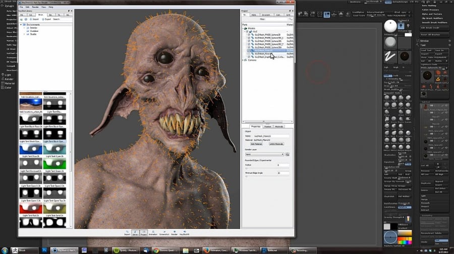 Get Your Creature On: How to Create Realistic Skin with ZBrush and KeyShot [ Tutorial]