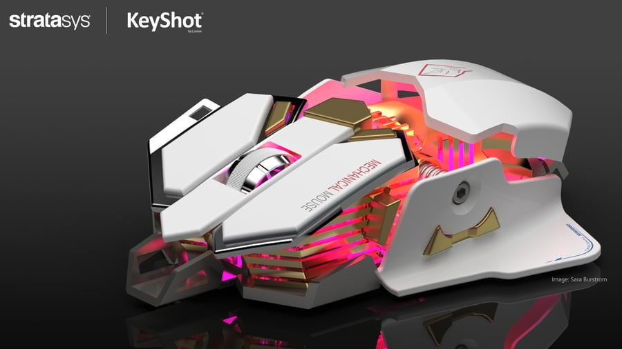 Stratasys KeyShot gaming Mouse Design Challenge